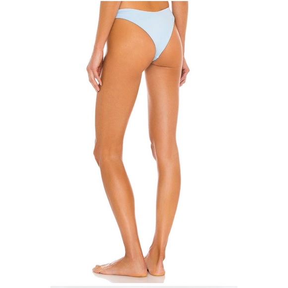 L*Space Cabana Bikini Bottom Bitsy Cut High-Leg - Sky Blue -XS-New with Tags NWT - Picture 7 of 16